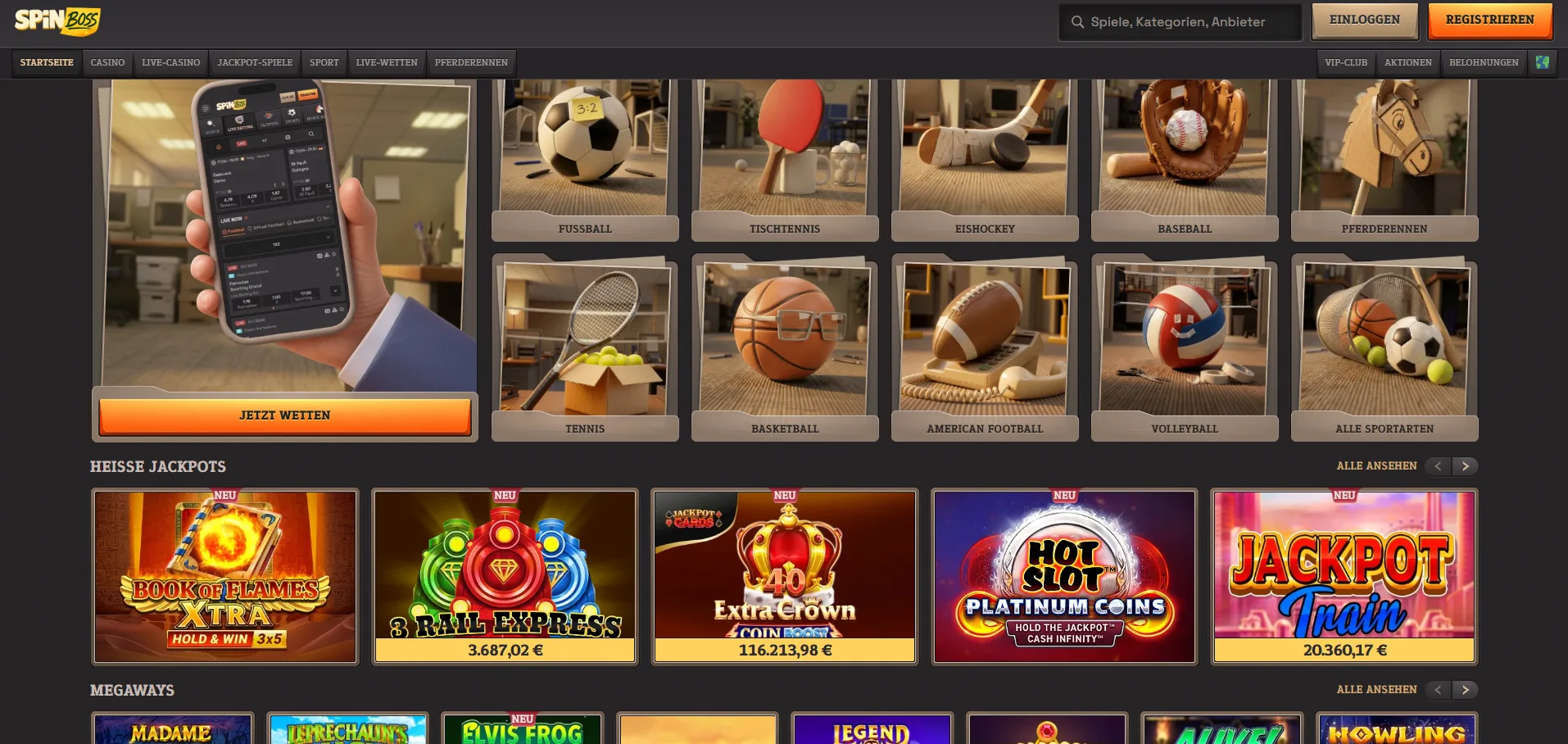 SpinBoss Casino Bonus